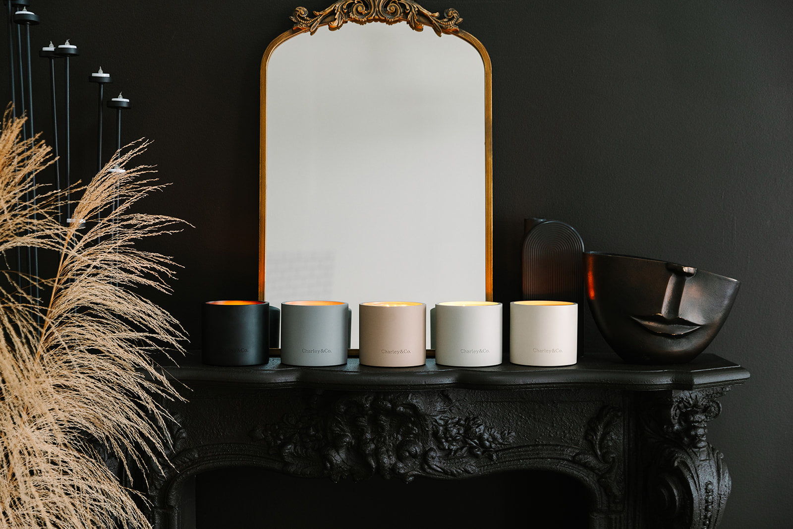 Cement Candle Holder | Gift Set of 2 – Charley&Co.